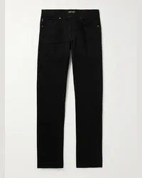 Tom Ford Jeans slim-fit in denim cimosato Nero