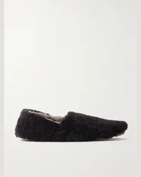 MR P. Slipper in shearling Marrone