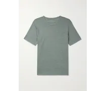 T-shirt in lino fiammato