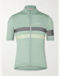 Rapha Maglia da ciclismo in tessuto riciclato con inserti in mesh e logo Brevet Blu