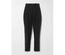 Mats Slim-Fit Pleated Modal-Blend Trousers