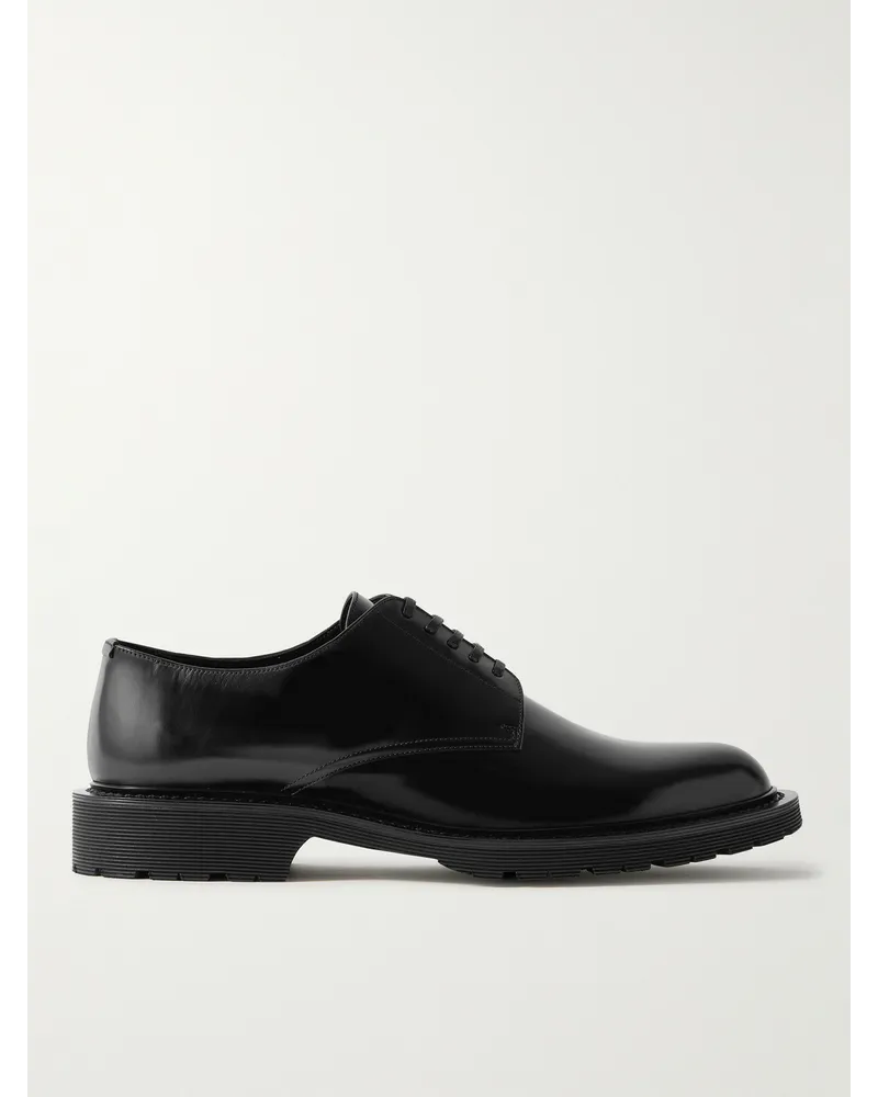 Saint Laurent Scarpe derby in pelle Nero