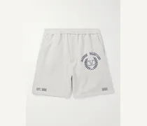 Shorts a gamba dritta in jersey di cotone con logo stampato Varsity