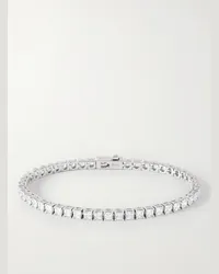 Hatton Labs Bracciale tennis in argento con zirconia cubica Argento