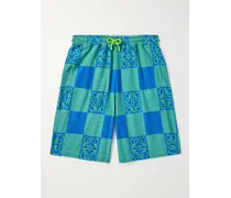 Paula's Ibiza Shorts in spugna di misto cotone jacquard con coulisse
