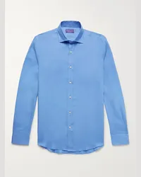 Ralph Lauren Camicia in lino Blu