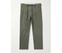 Pantaloni slim-fit in misto cotone biologico ripstop con pinces Bill 1449