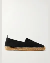 Castañer Espadrillas in camoscio Pablo Nero