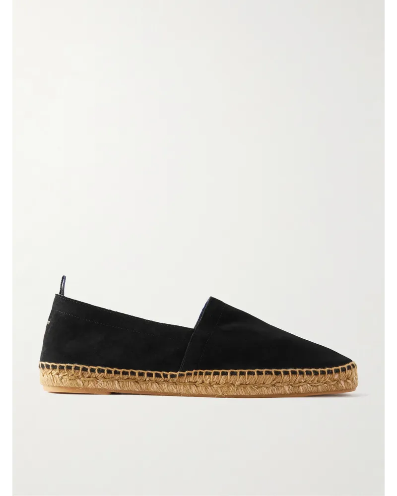 Castañer Espadrillas in camoscio Pablo Nero