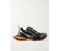 Sneakers in gomma e mesh effetto consumato 3XL