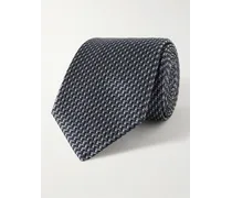 Cravatta in seta jacquard, 7,5 cm