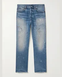 Ralph Lauren Jeans a gamba dritta dipinti Blu