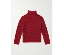 Pullover in misto lana con collo a lupetto Fine Scale