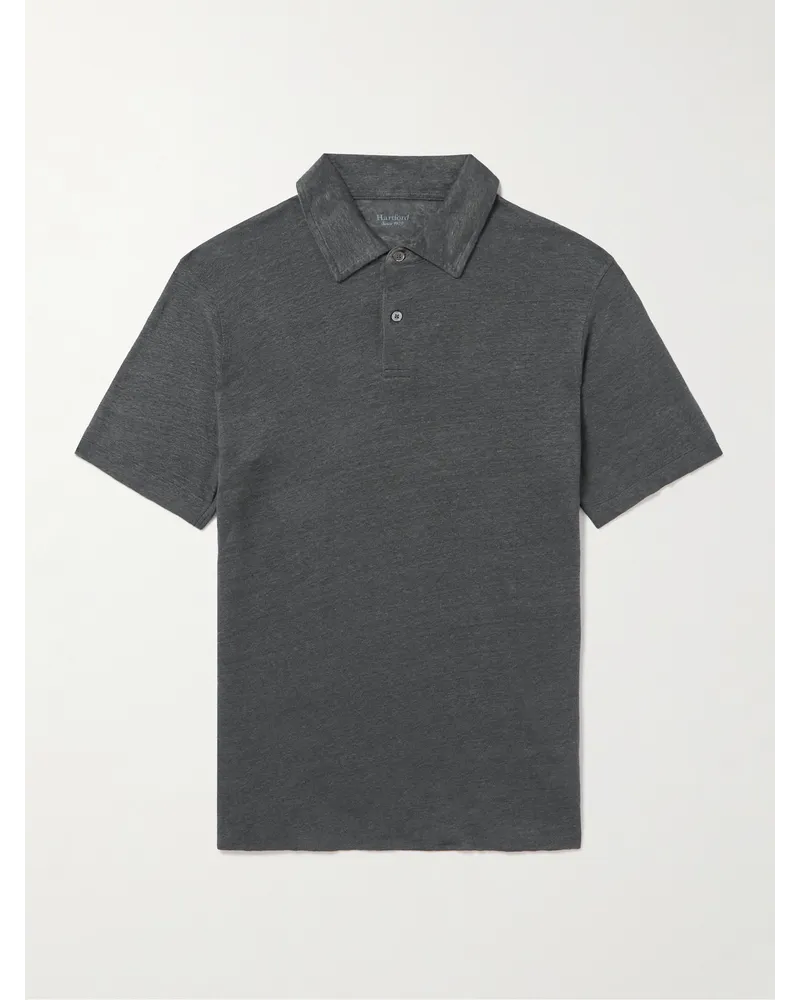 Hartford Polo in lino Grigio