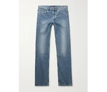 Jeans a gamba dritta in denim grezzo cimosato New Standard