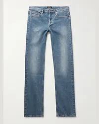 A.P.C. Jeans a gamba dritta in denim grezzo cimosato New Standard Blu