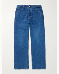 AMI Paris Jeans a gamba larga Blu