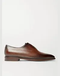 Berluti Scarpe Oxford in pelle Venezia whole-cut Blake Marrone