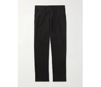 Pantaloni chino slim-fit a gamba dritta in twill di cotone