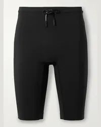 ON Running Shorts da running skinny in jersey stretch c logo Nero