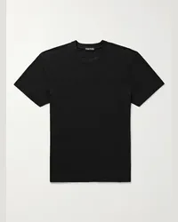 Tom Ford T-shirt slim-fit in jersey di misto lyocell e cotone Nero