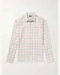 Faherty Camicia in misto lino a quadri The Weekend Neutri