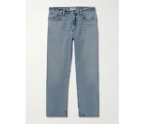Jeans slim-fit a gamba dritta effetto consumato Curtis