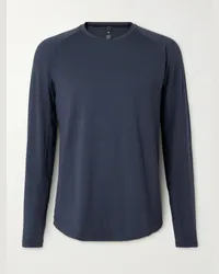 LULULEMON Maglia in jersey riciclato stretch License to Train Blu