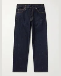 Noah NYC Jeans a gamba dritta in denim cimosato Stovepipe Blu