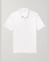 James Perse Polo in jersey di cotone Supima Bianco