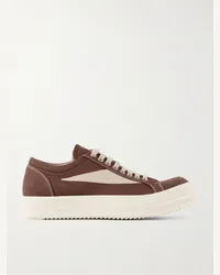 DRKSHDW by Rick Owens Sneakers in denim con finiture in camoscio DRKSHDW Vintage Marrone