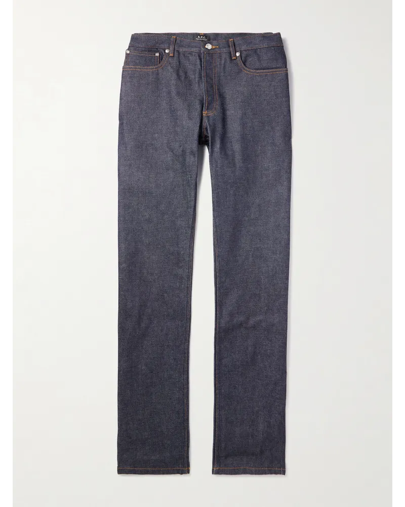 A.P.C. Jeans a gamba dritta Petit Standard Blu