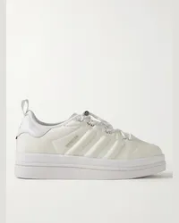 Moncler adidas Originals Sneakers in GORE-TEX trapuntato con finiture in pelle Campus Bianco