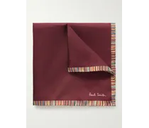 Fazzoletto da taschino in twill di seta con righe