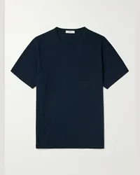 MR P. T-shirt in jersey di cotone Blu