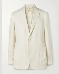 Ralph Lauren Giacca slim-fit in lino Hayden Bianco