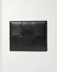 Bottega Veneta Intrecciato Leather Cardholder Nero