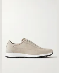 John Lobb Sneakers in camoscio Foundry II Neutri