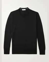 MR P. Pullover in lana merino Nero