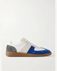 MR P. Sneakers in camoscio e pelle color-block Ansel Blu