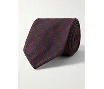Cravatta in seta jacquard, 7,5 cm