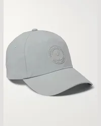 Frescobol Carioca Logo-Embossed Canvas Baseball Cap Grigio