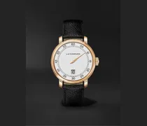 Orologio 40 mm in oro rosa 18 carati con cinturino in pelle testurizzata L.U.C Quattro Spirit 25 Limited Edition, N. rif. 161977-5001