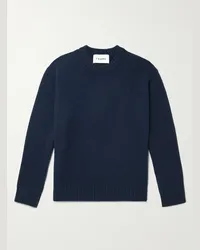 Frame Denim Pullover in cashmere Blu