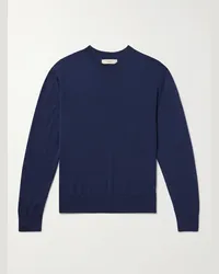 PURDEY Pullover in cashmere Blu