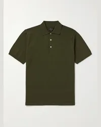 Beams Plus Polo in cotone Verde