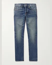 Tom Ford Jeans slim-fit in denim cimosato Blu