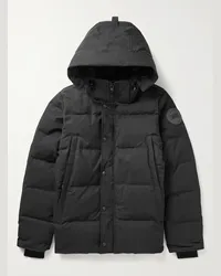 Canada Goose Piumino stile parka in misto cotone Enduraluxe® Wyndham Nero