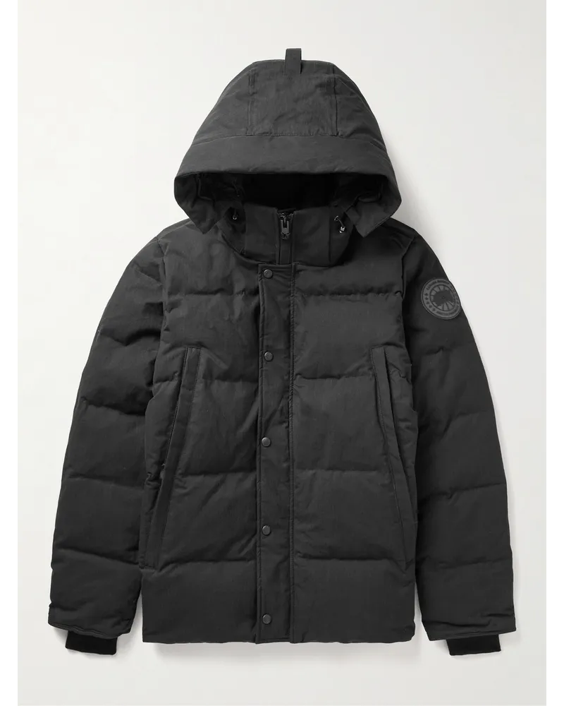 Canada Goose Piumino stile parka in misto cotone Enduraluxe® Wyndham Nero