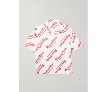 VERDY Camicia in popeline di cotone con logo e colletto aperto